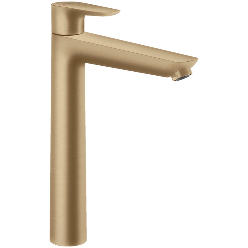 Baterie înaltă pentru lavoar Hansgrohe Talis E 240, cu ventil Pop-Up, bronz periat