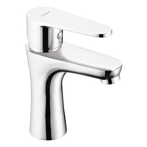 Baterie pentru lavoar Ferro Algeo, cu ventil Click-Clack, crom