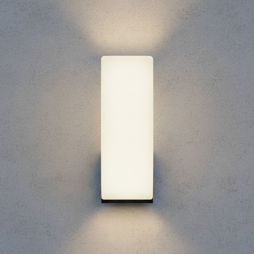 Aplică LED de perete Some, IP65, 15W, 3000K, 1350 lm, negru - imagine 3