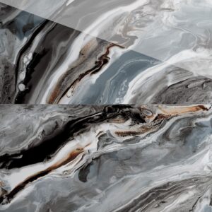 Gresie porțelanată rectificată Agua Natural 60x120 cm, lucioasă, aspect marmură
