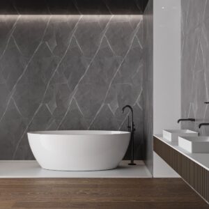 Cadă baie freestanding Bella BSM-220, acril, 170×80×58 cm
