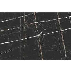 Faianță rectificată Star Black 30x90 cm, lucioasă, aspect marmură