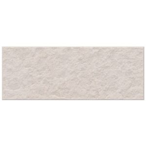 Placă murală porțelanată Pierre Cream, 21 × 56 cm, mată