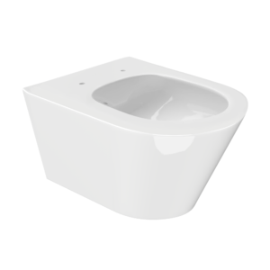 Vas WC suspendat Celesta Ava, 53 × 35,5 cm, Rimless, ceramică, alb