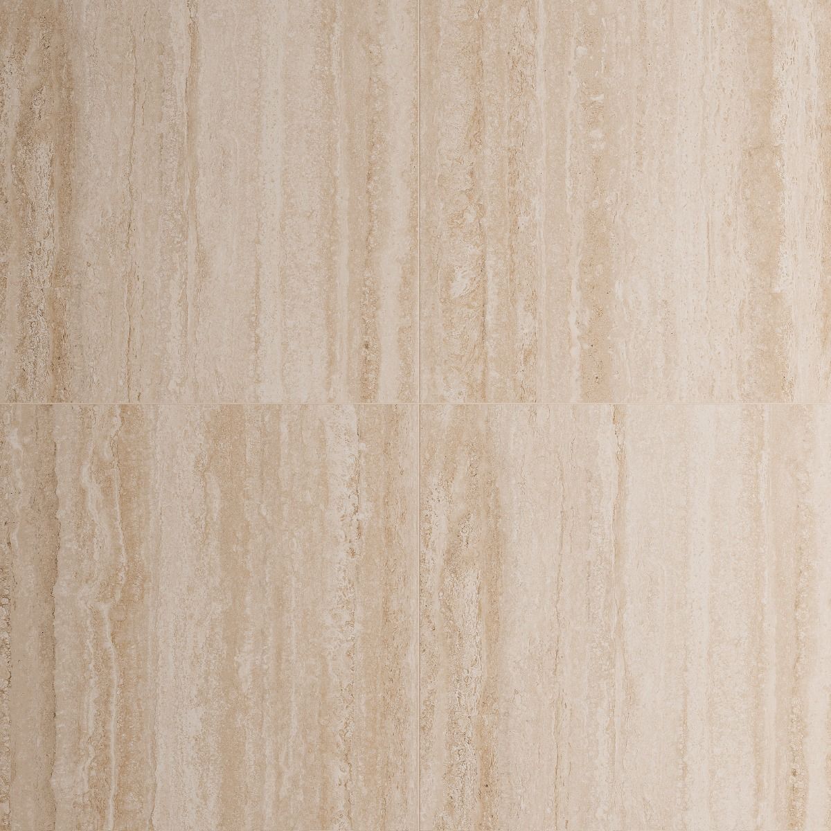 Gresie antiderapantă porțelanată Fiorito Travertine Beige, 60 × 60 × 2 cm, mată, rectificată