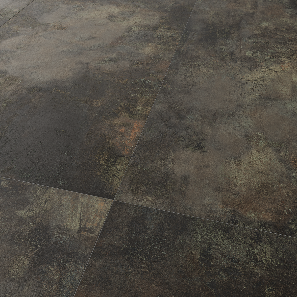 Gresie porțelanată rectificată Underground Brown 60x120 cm - imagine 3