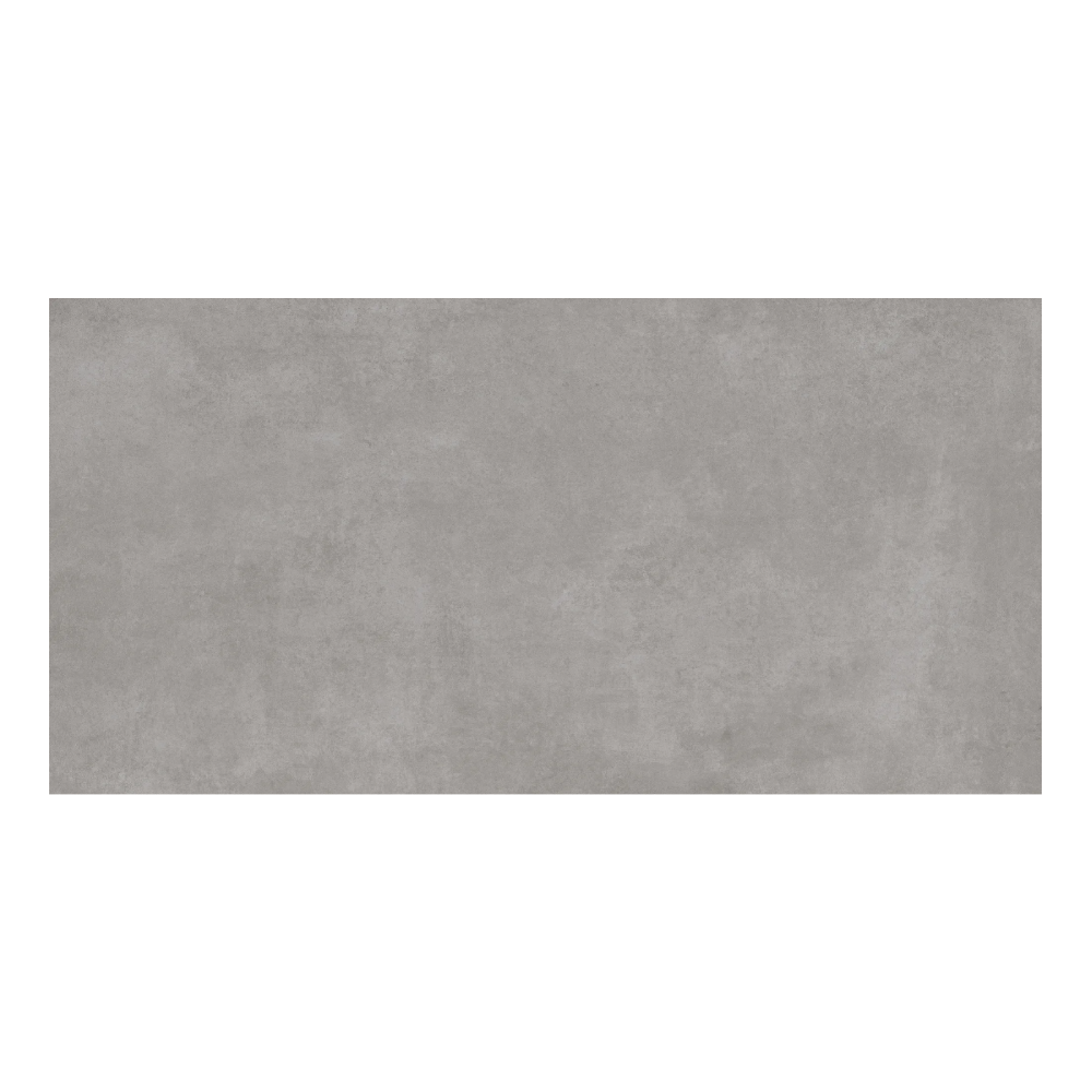Gresie porțelanată rectificată Concrete Grey, 60 × 120 cm, mată